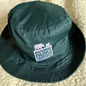 Green NATIONAL PARKS CONSERVATION ASSOCIATION Bucket Hat with Embroidered Logo